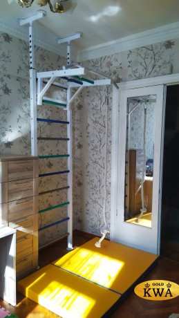 Стенка враспор ПРОФ ShvedStenki PR 1 распор 6 точек - СТ-канат-кольца деревянные (2.56 - 3.20 м)