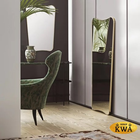Sky XL Gold Зеркало в полный рост в раме Smal