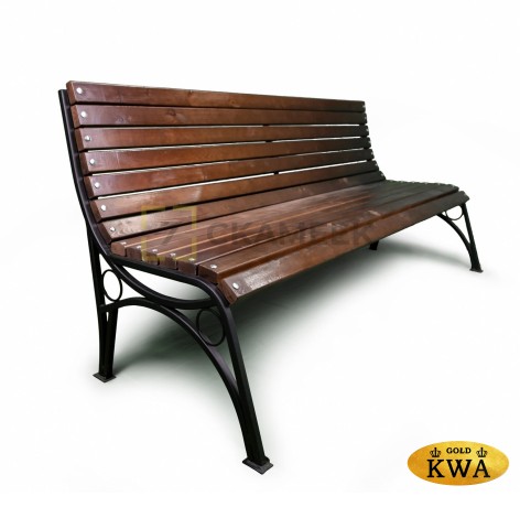 Скамейка «Тверь премиум» без подлокотников (2,5 м ангарская сосна)