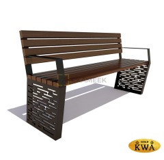 Скамейка парковая «Дрезден» (2,5 м ангарская сосна,40х60)