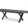 Timra 180/240 Стол антрацит/серый, алюминий/спеченный камень