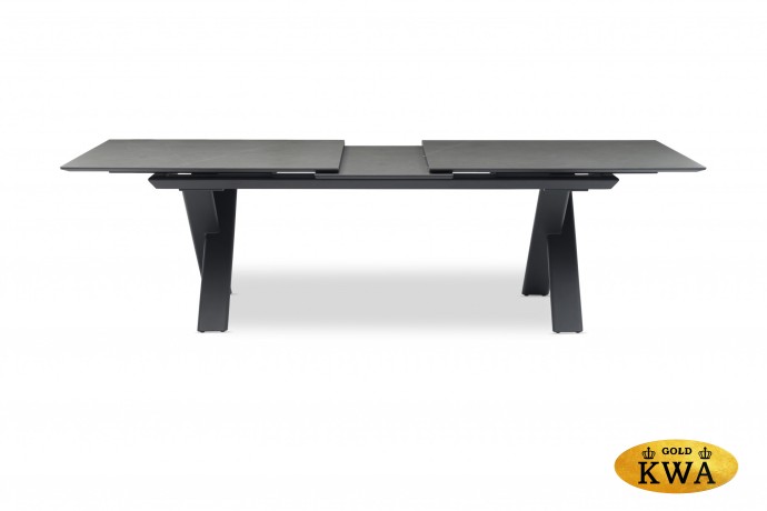 Timra 180/240 Стол антрацит/серый, алюминий/спеченный камень