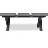 Timra 180/240 Стол антрацит/серый, алюминий/спеченный камень
