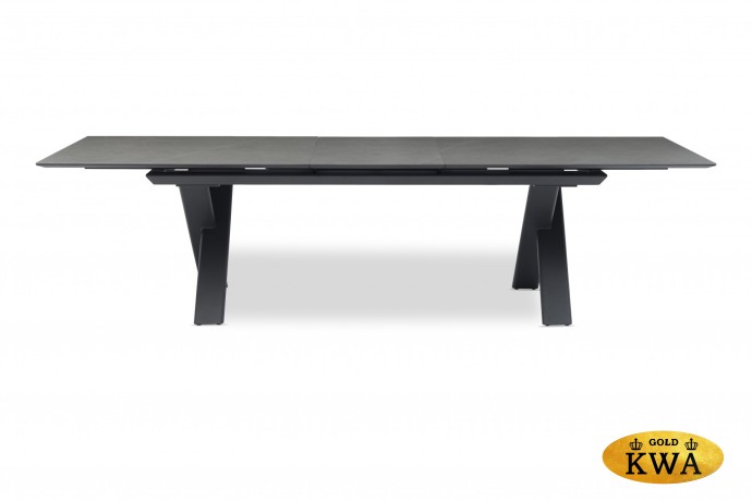 Timra 180/240 Стол антрацит/серый, алюминий/спеченный камень