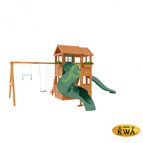 Детская площадка IgraGrad "Клубный домик 2 с трубой и рукоходом"