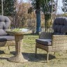 "Алиса" кресло плетеное, цвет соломенный