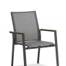 AndyСтул антрацит, алюминий/текстилен