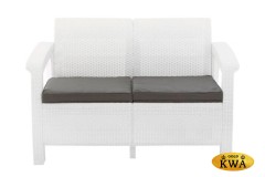 Комплект мебели Corfu Russia Love Seat (2х мест.диван), белый
