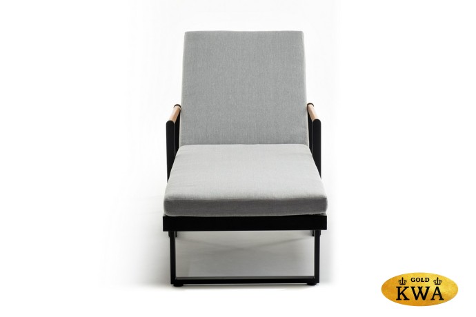 Шезлонг из алюминия MAYA  темный графит  Joygarden