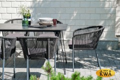 &quot;Милан&quot; обеденная группа на 6 персон, цвет темный