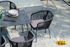 &quot;Милан&quot; обеденная группа на 6 персон, цвет темный