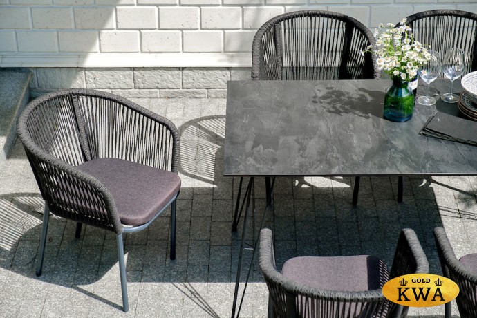 "Милан" обеденная группа на 6 персон, цвет темный