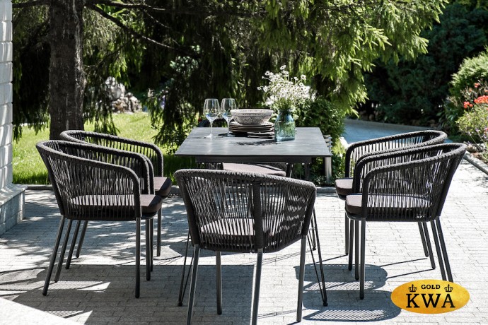 "Милан" обеденная группа на 6 персон, цвет темный