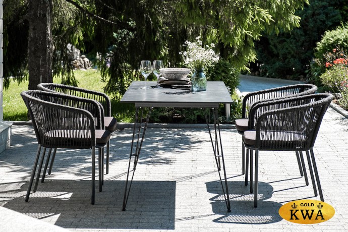 "Милан" обеденная группа на 6 персон, цвет темный