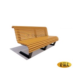 Скамейка «Уфа» (0,6 м ангарская сосна)