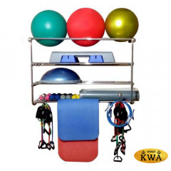 Консоль 4 уровневая для фитболов, медболов, ковриков и гантелей (1 п.м.)