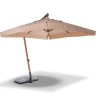 "Корсика" зонт уличный 3х3м на боковой алюминиевой опоре, цвет под дерево