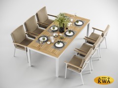 Premium Bella обеденная группа белый 220