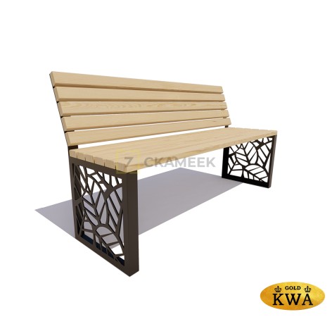 Скамейка «Севастополь» без подлокотников (2,5 м анагарская сосна,30х60)