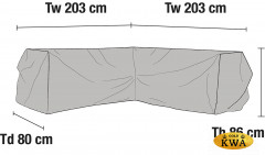 Чехол для садовой мебели 203/203x80x86 см.