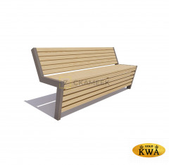 Скамейка «Техно» (1,5 м лиственница,30х60)
