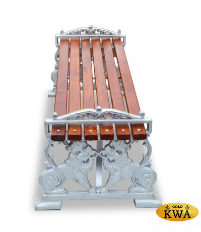 Банкетка алюминиевая «Львы» (композитный материал 1,5)