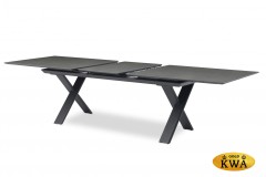 Timra-Andy 240+6N2R Комплект обеденной мебели антрацит/серый, алюминий/спеченный камень/тик