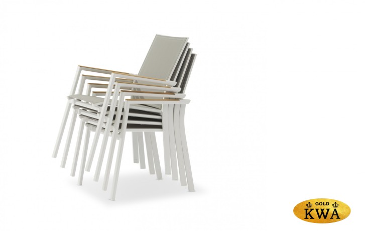 Timra-Andy 240+6N2R Комплект обеденной мебели антрацит/серый, алюминий/спеченный камень/тик