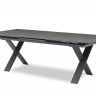 Timra-Andy 240+6N2R Комплект обеденной мебели антрацит/серый, алюминий/спеченный камень/тик