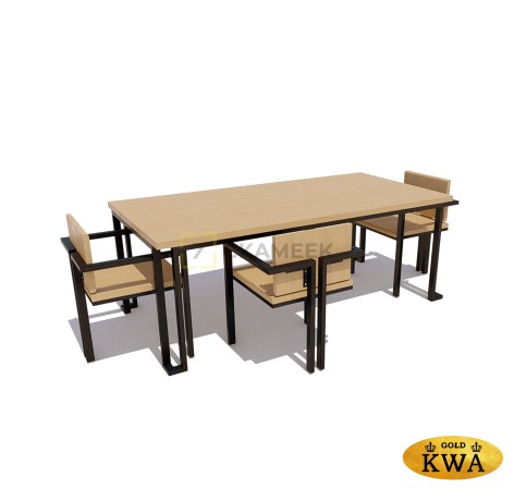 Стол «Минотавр» (брус бук)