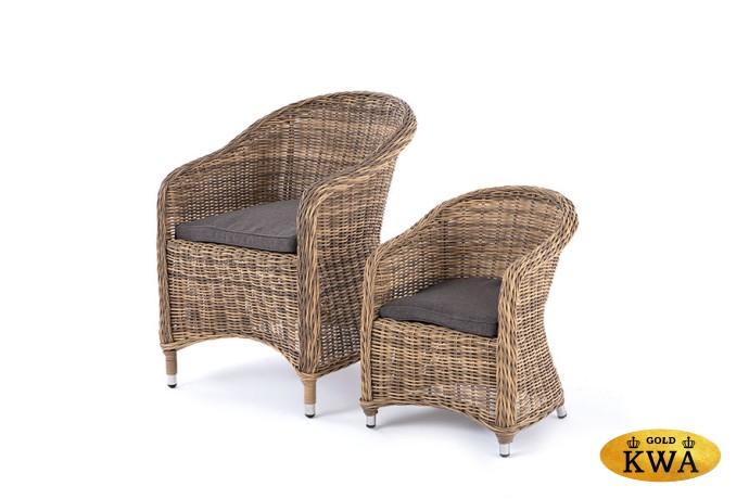 "Равенна" кресло детское плетеное, цвет соломенный