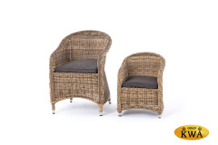 "Равенна" кресло детское плетеное, цвет соломенный