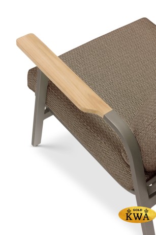 Malmo с 3-х местным диваном Комплект лаунж мебели коричневый/коричневый, алюминий