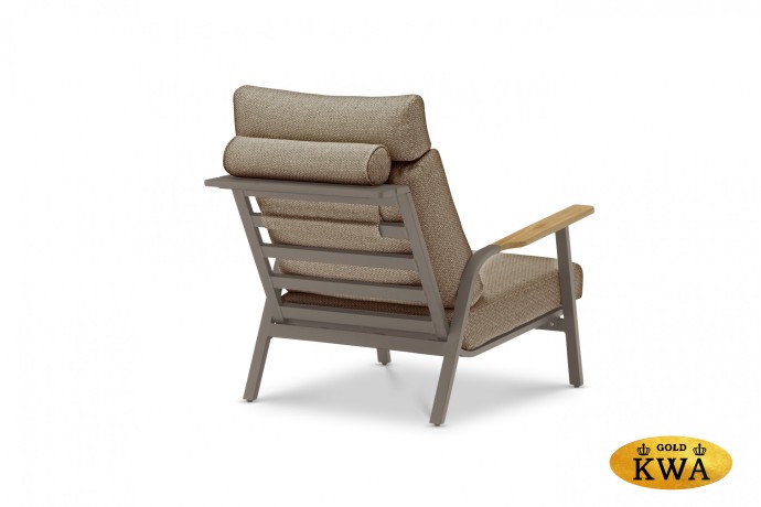 Malmo с 3-х местным диваном Комплект лаунж мебели коричневый/коричневый, алюминий