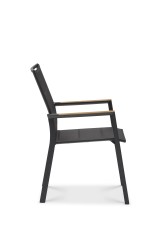 Andy Стул антрацит, алюминий/текстилен