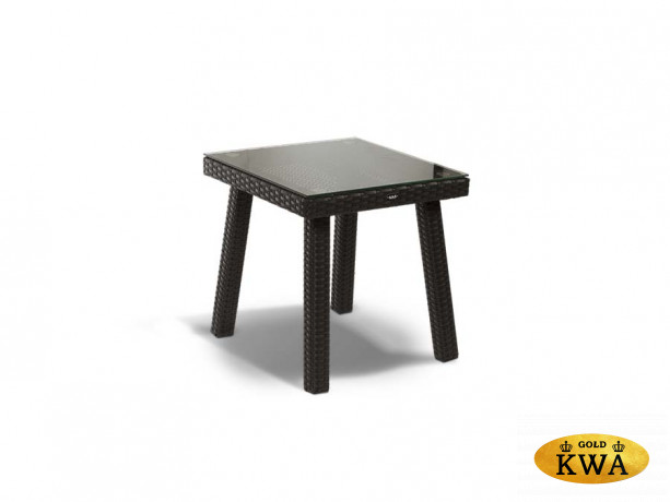 Капри плетеный столик к шезлонгу, цвет черный
