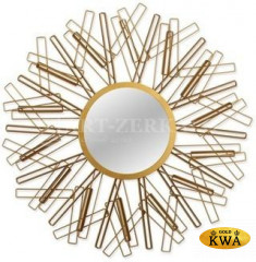 Зеркало в металлической раме Abstract (Абстракт), d90 см