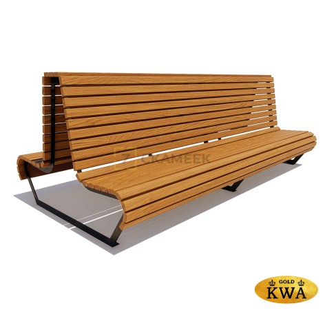 Скамейка уличная «Геленджик» (2,5 м лиственница)