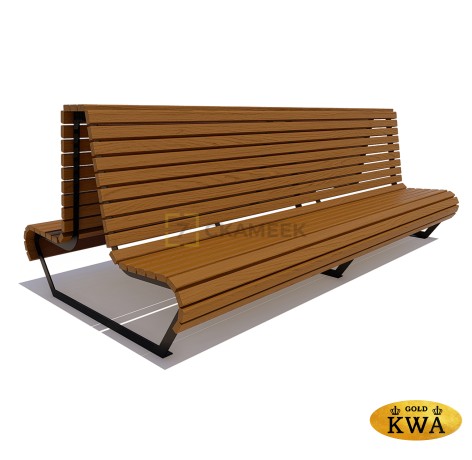 Скамейка уличная «Геленджик» (2,5 м лиственница)