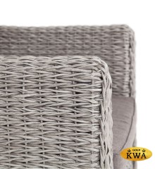 &quot;Кальяри&quot; кресло из искусственного ротанга (гиацинт), цвет серый