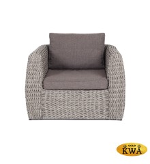 &quot;Кальяри&quot; кресло из искусственного ротанга (гиацинт), цвет серый