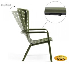 Лаунж-кресло пластиковое