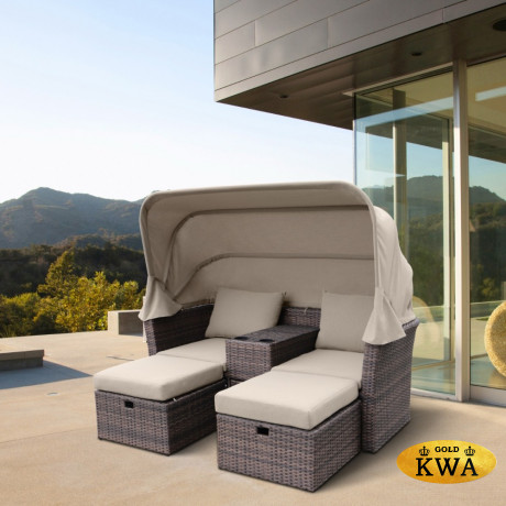 Крытый шезлонг из искусственного ротанга AFM 330