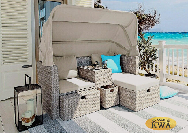 Крытый шезлонг из искусственного ротанга AFM 330