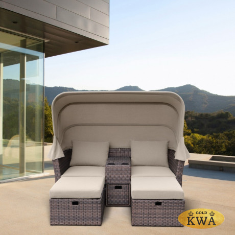 Крытый шезлонг из искусственного ротанга AFM 330