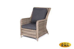 "Гляссе" лаунж-зона из искусственного ротанга, цвет соломенный