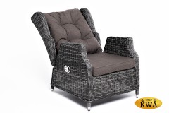 &quot;Форио&quot; кресло раскладное плетеное, цвет графит