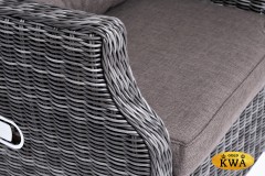 &quot;Форио&quot; кресло раскладное плетеное, цвет графит