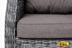 &quot;Форио&quot; кресло раскладное плетеное, цвет графит