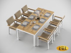 Premium Bella обеденная группа белый 220 стул 57х62х85